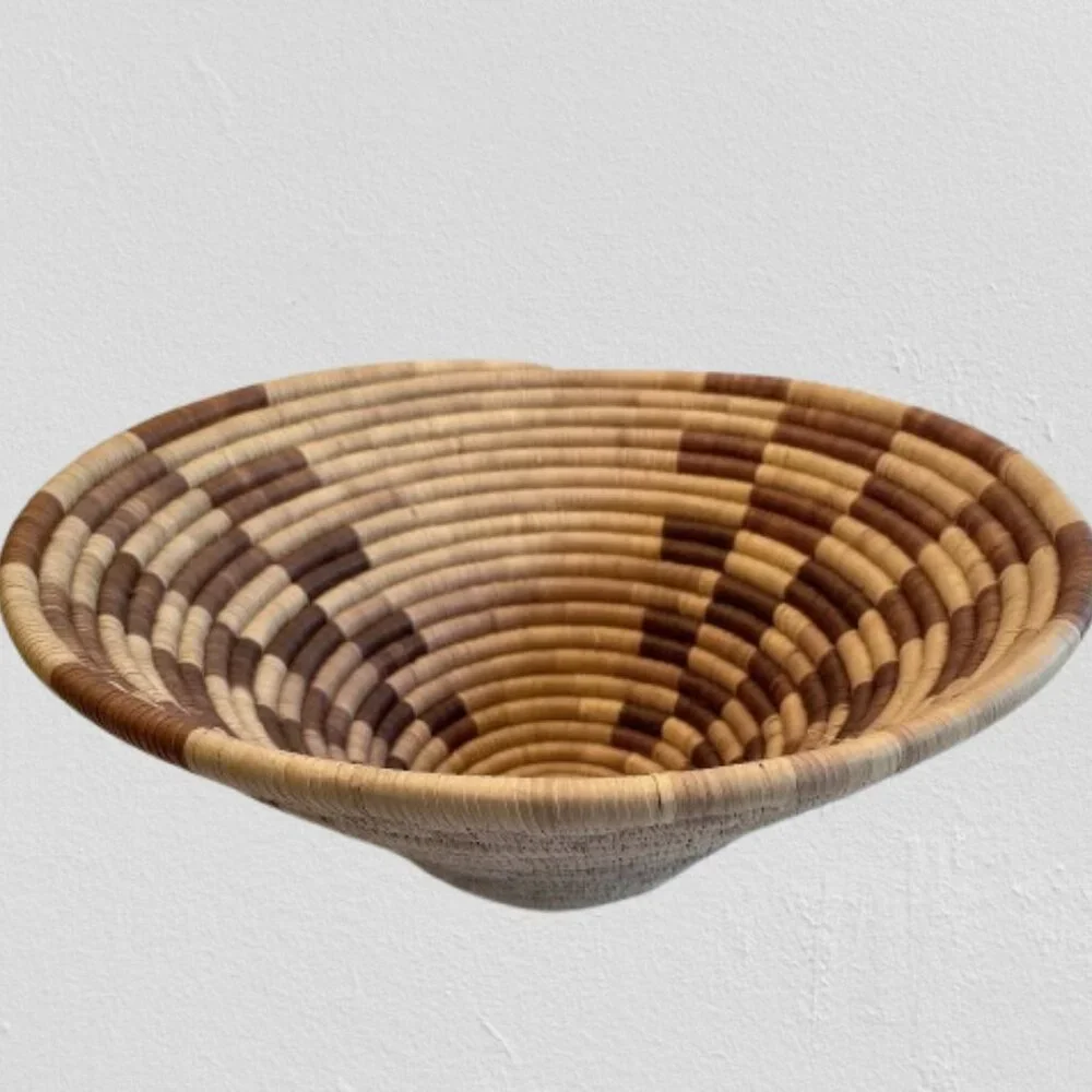 Coiled Vintage Bowl Basket Wall Art 11.75